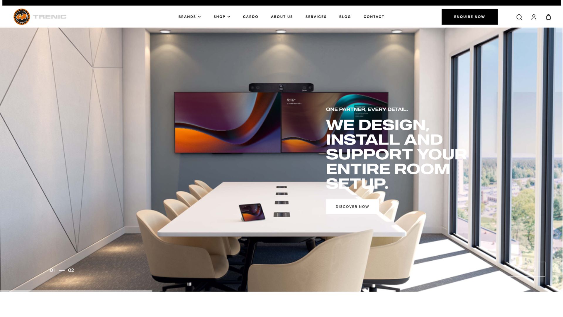 Trenic Industries website screenshot